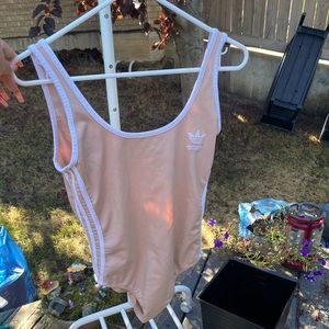 Adidas women’s L nude body suit